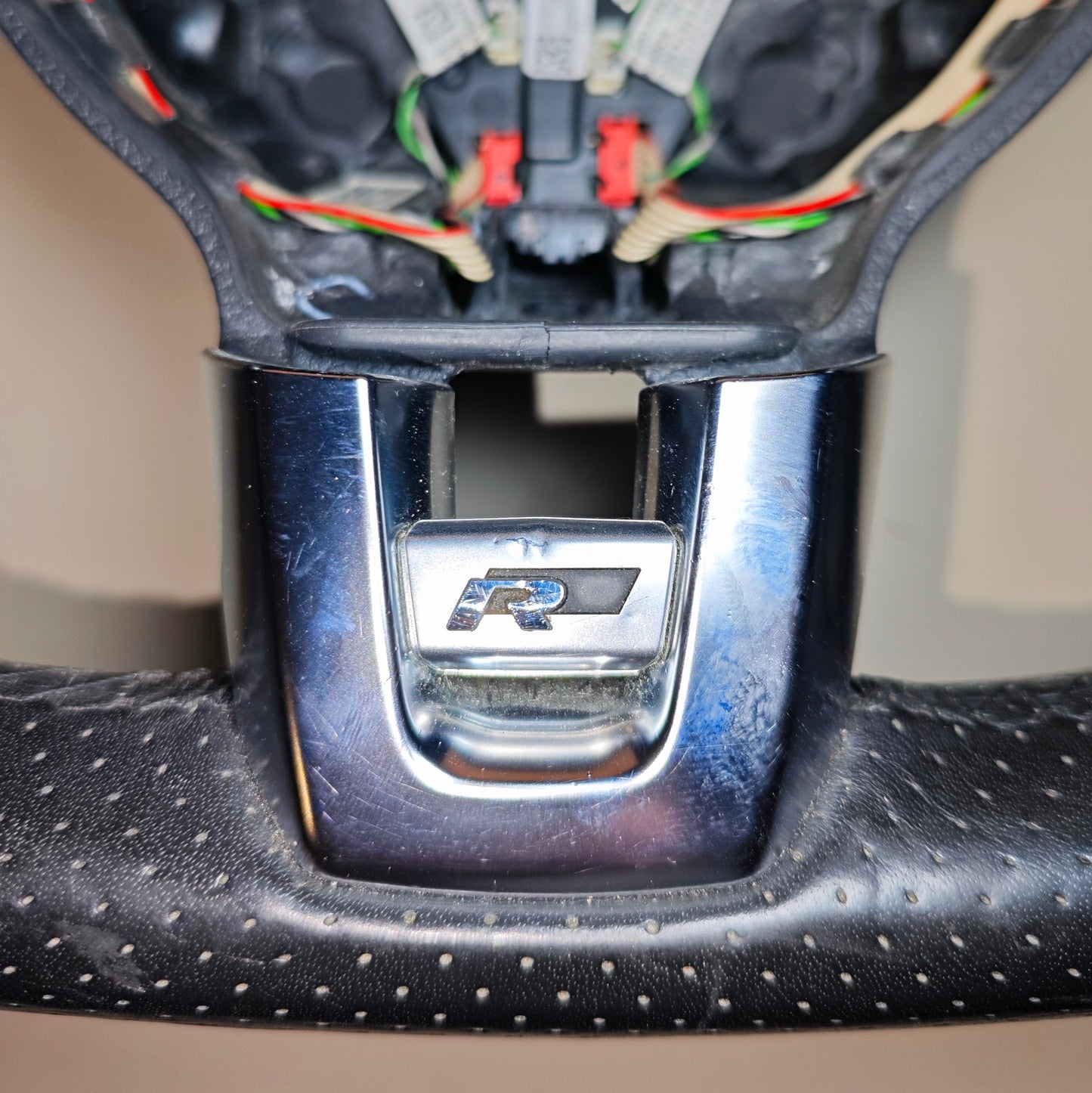 VW GOLF R MK6 Flat Bottom Steering Wheel With Paddles