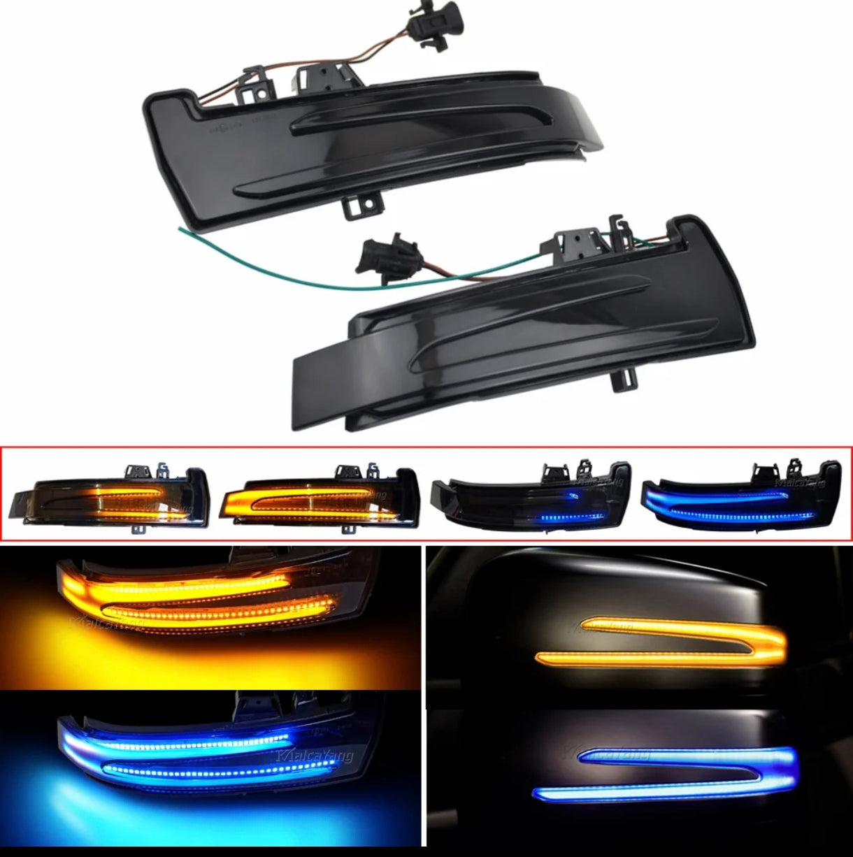 Mercedes Dynamic Indicators (Pair) (Smoked) A-Class/C-Class/E-Class/S-Class/CLA-Class/GLA-Class