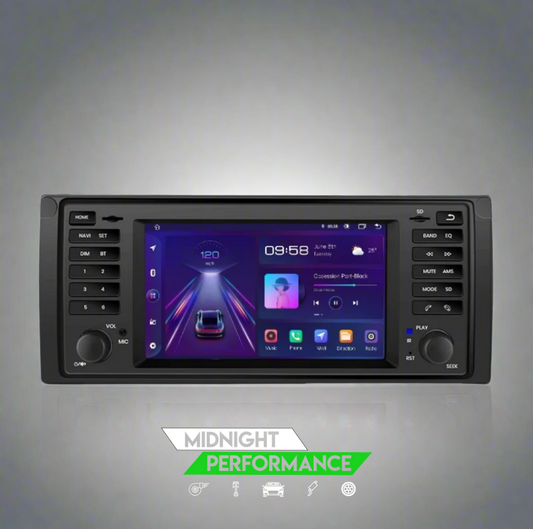 BMW 5 Series E39 & X5 E53 Wireless Apple CarPlay & Android Auto Head Unit | Touchscreen Stereo Upgrade | Multimedia System 4GB Ram 64GB Storage