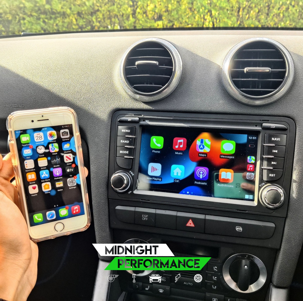 Audi A3 8P Apple CarPlay & Android Auto Head Unit | A3/S3/RS3 2003–2012 | Touchscreen Upgrade