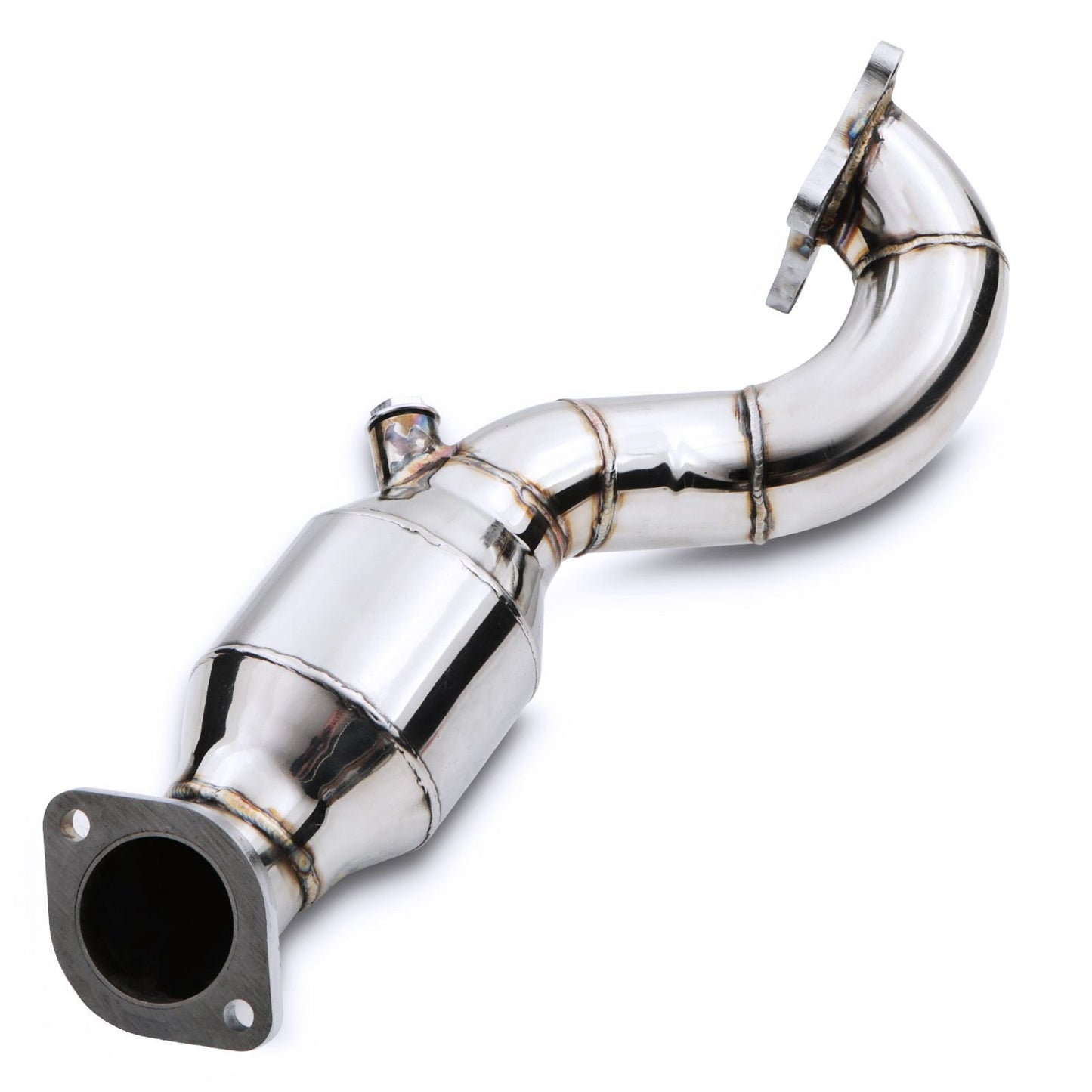 VW/AUDI/SEAT/SKODA 1.4 TSI STAINLESS EXHAUST SPORTS CAT DOWNPIPE - Midnight Performance
