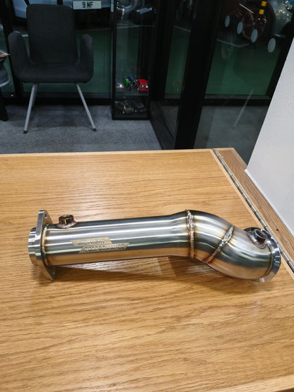 Midnight Performance™ BMW M2 / M3 / M4 (G80 G81 G82 G83 G87) S58 Stainless Steel Decat Downpipes