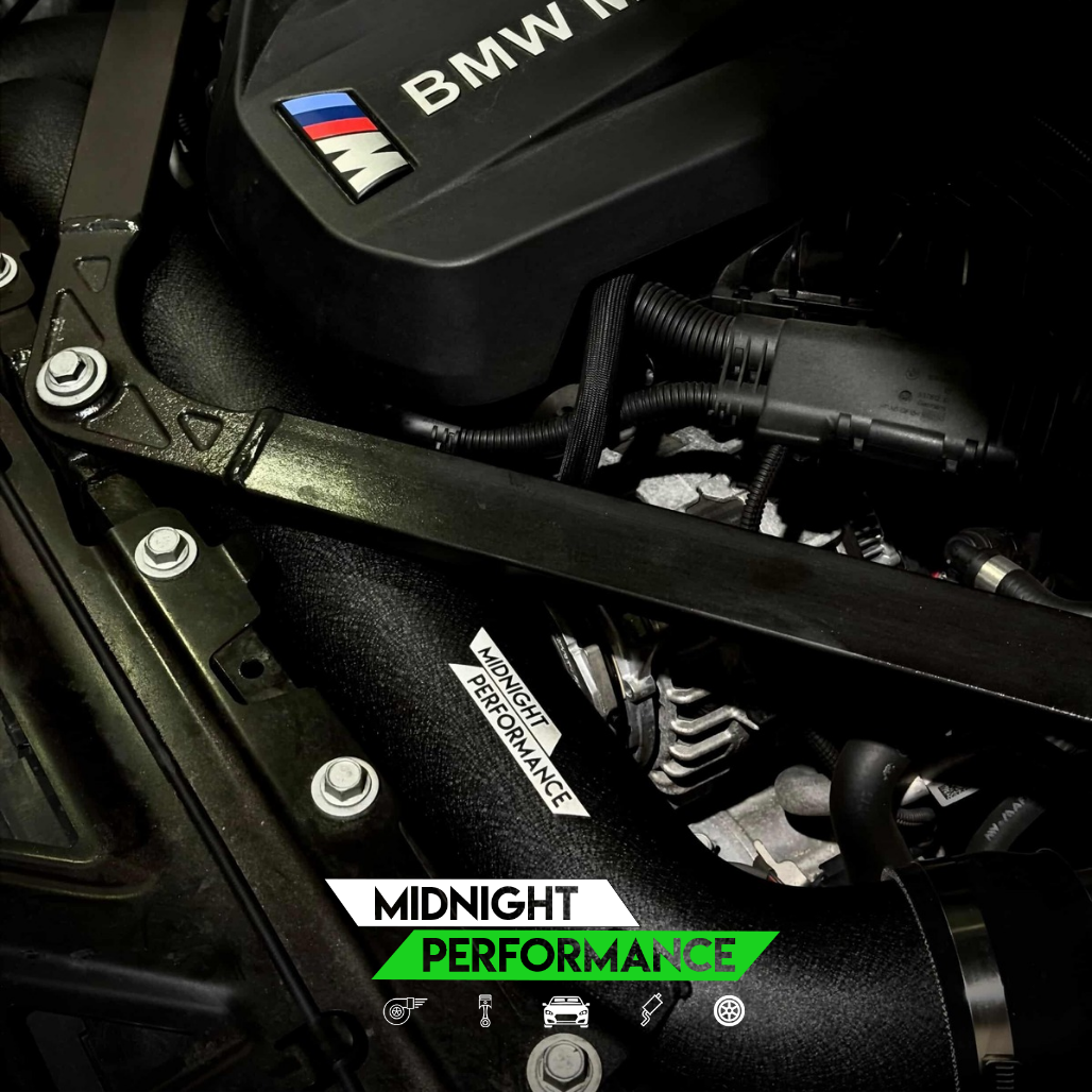 BMW S58 Front Mount Twintake Induction kit (G80 G81 M3, G82 G83 M4 & G87 M2) - Midnight Performance