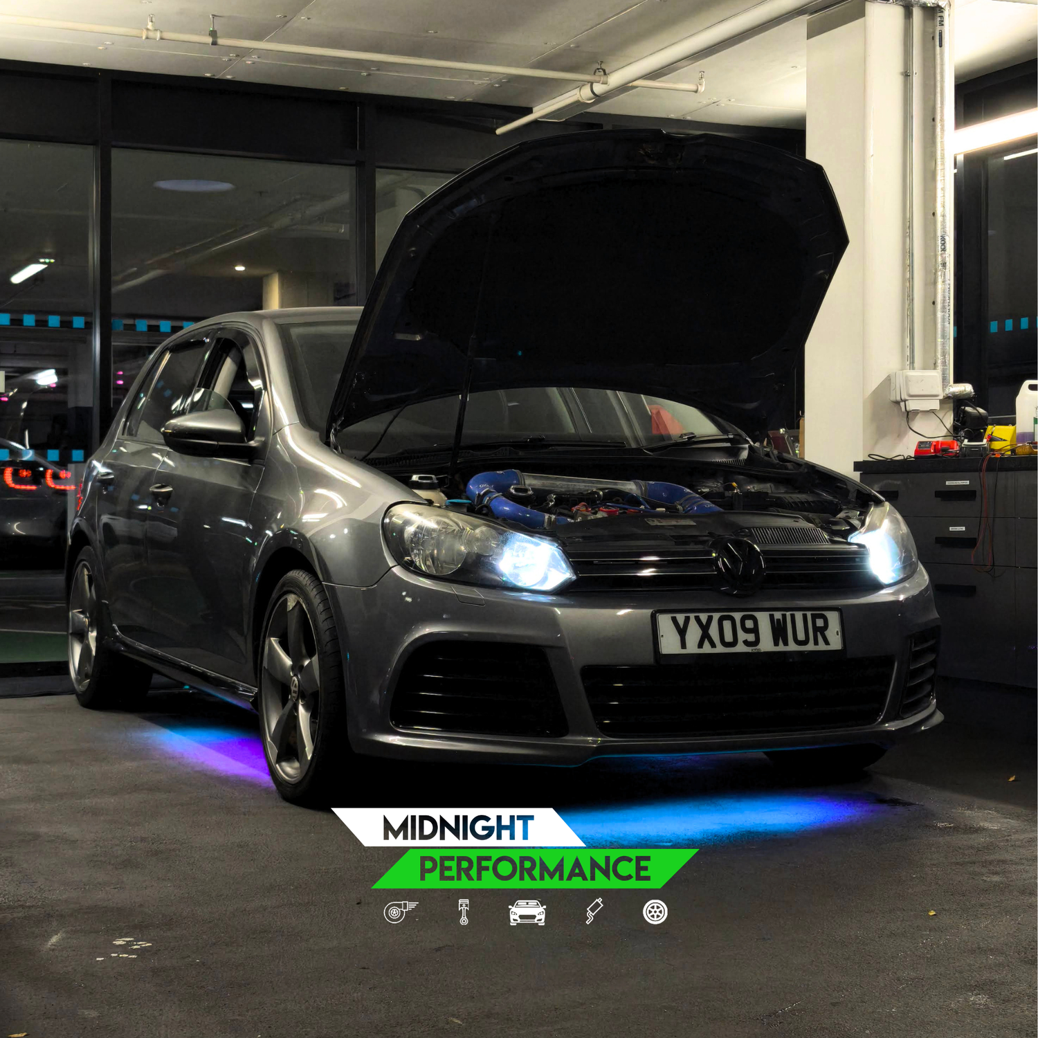 Universal RGB LED Car Underglow Kit – App Controlled - Midnight Performance