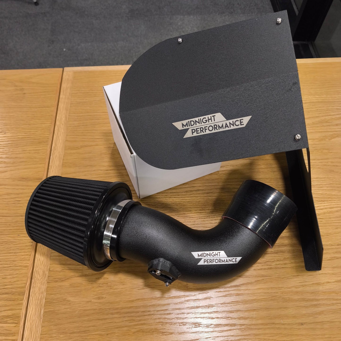 BMW B48 Performance Induction Kit with Heat Shield | High-Flow Intake System | Midnight Performance