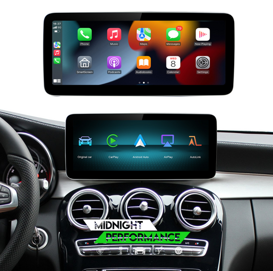 Mercedes Apple CarPlay & Android Auto 12.3" IPS Screen Upgrade – Fits NTG 5/4.7/4.5/4 Systems