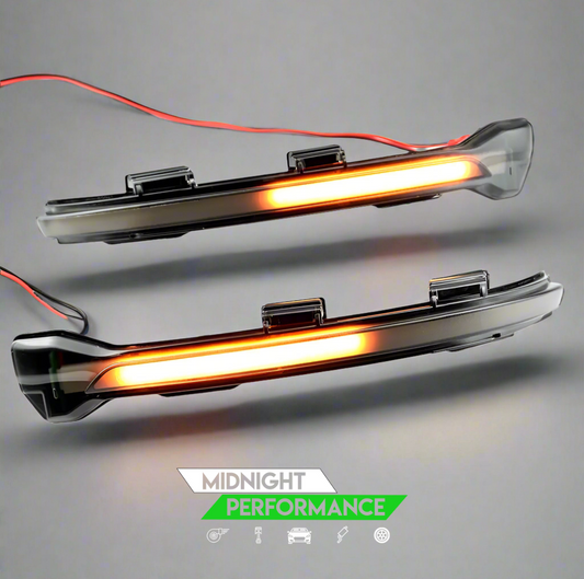 VW Golf Mk7 Smoked Dynamic LED Side Mirror Indicators [Pair] – Sequential Turn Signal Upgrade