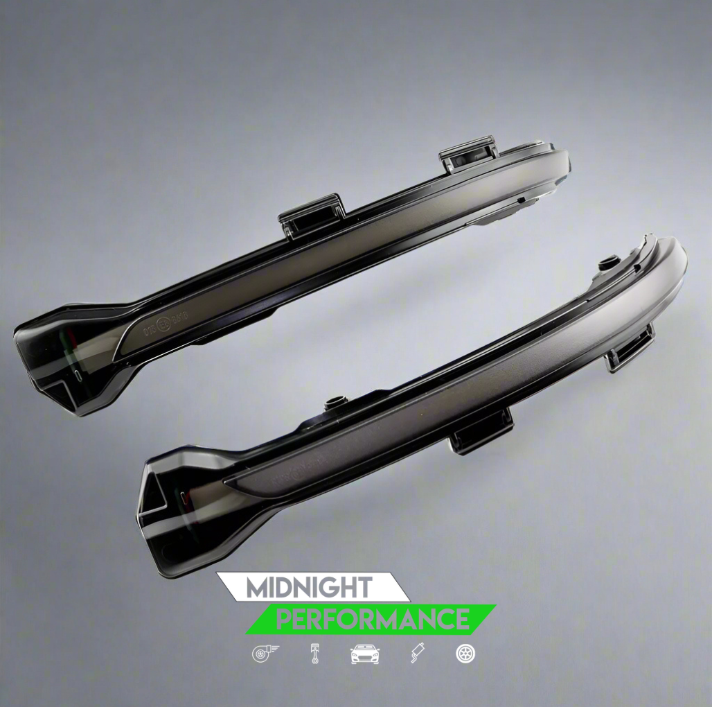 VW Golf Mk7 Smoked Dynamic LED Side Mirror Indicators [Pair] – Sequential Turn Signal Upgrade
