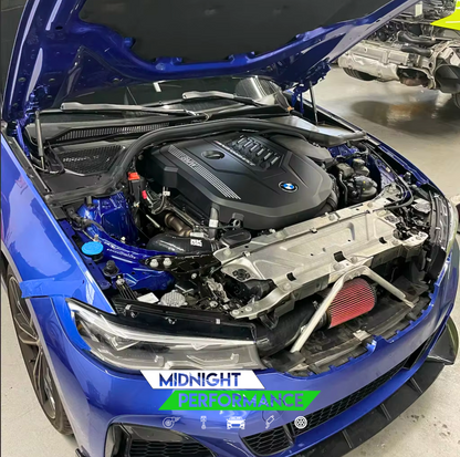 BMW B58 Front Mount Cold Air Intake System | Silicone Induction Kit for G2X M340i & M440i/ G30 540i | High-Flow Air Filter