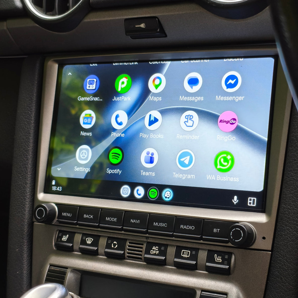 Porsche 997/987 Apple CarPlay & Android Auto Head Unit | Fits 911, Cayman, Boxster – Touchscreen Stereo Upgrade