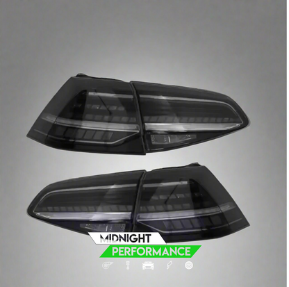 VW Golf Mk7 & Mk7.5 LED Taillights – Dynamic Sequential Indicators | OEM Style Rear Light Upgrade (2013–2020)