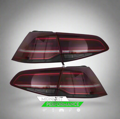 VW Golf Mk7 & Mk7.5 LED Taillights – Dynamic Sequential Indicators | OEM Style Rear Light Upgrade (2013–2020)