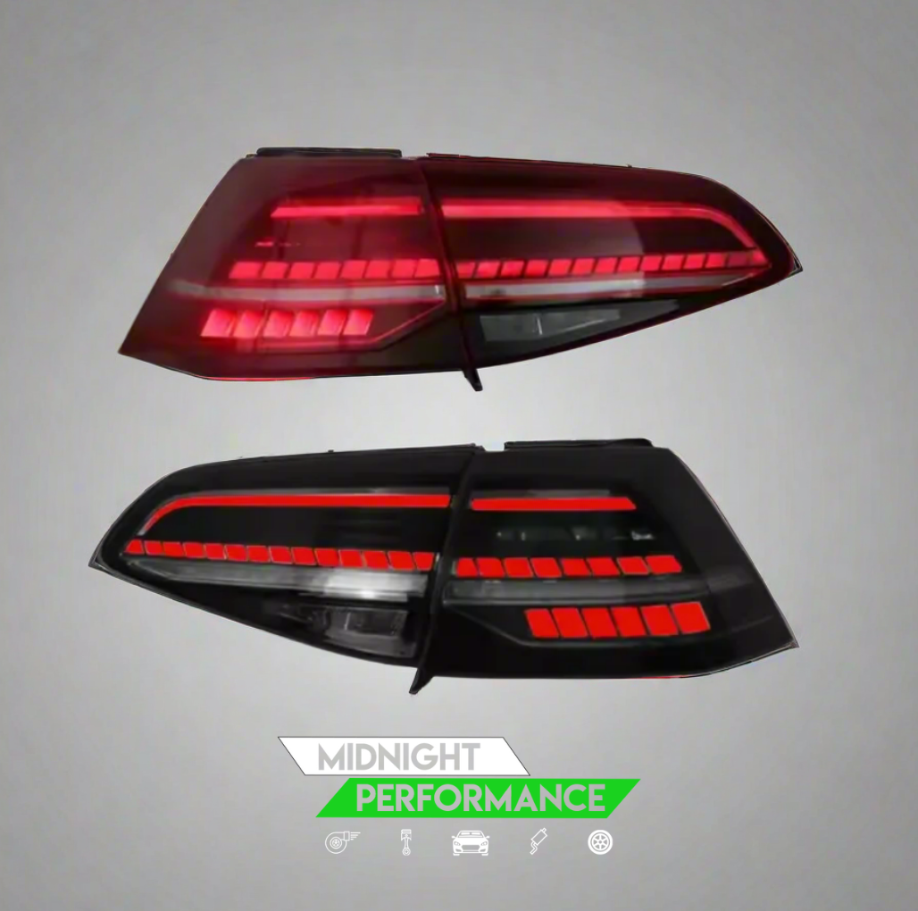 VW Golf Mk7 & Mk7.5 LED Taillights – Dynamic Sequential Indicators | OEM Style Rear Light Upgrade (2013–2020)