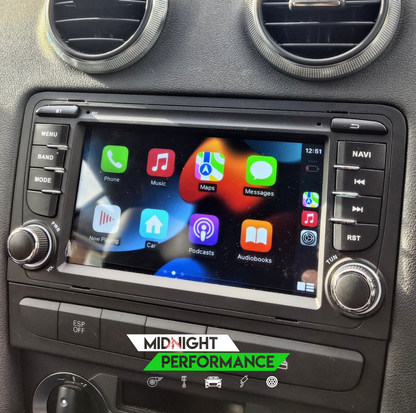 Audi A3 8P Apple CarPlay & Android Auto Head Unit | A3/S3/RS3 2003–2012 | Touchscreen Upgrade