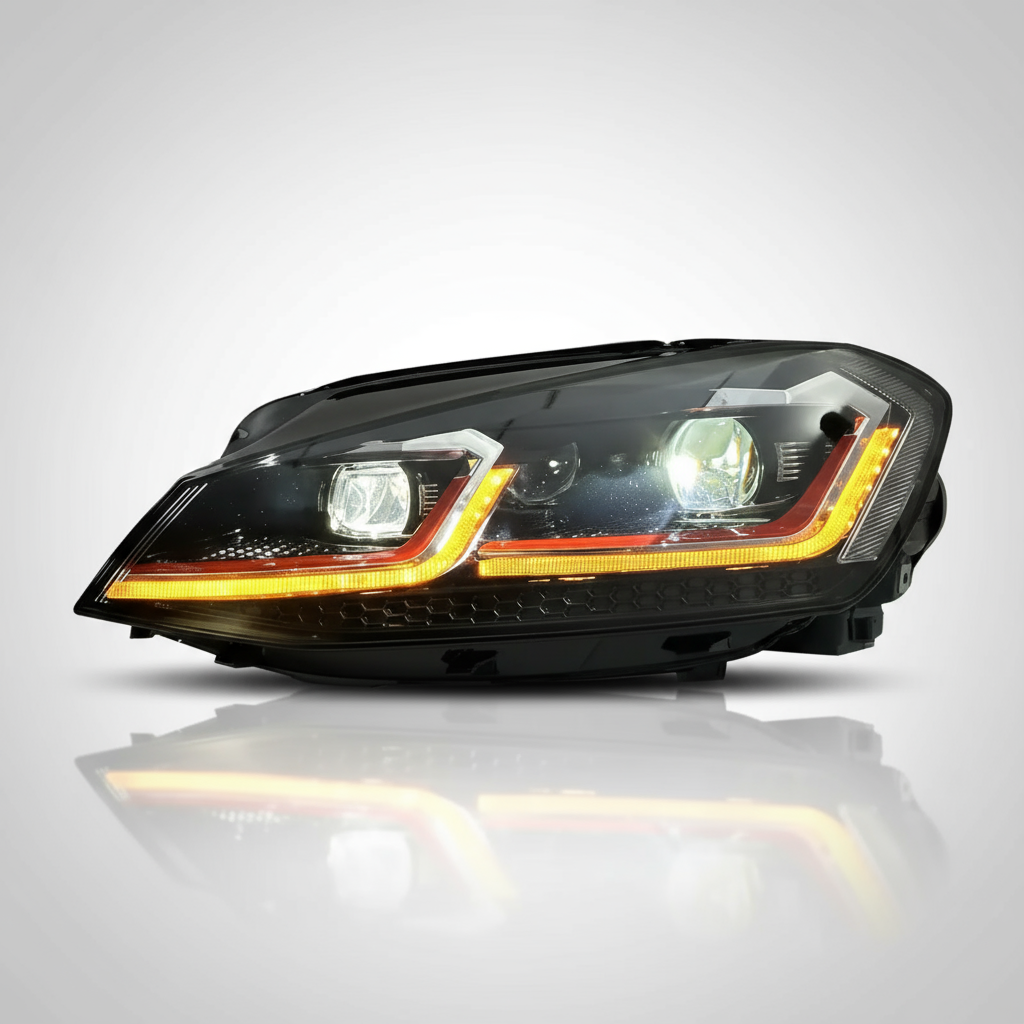 VW Golf Mk7 & Mk7.5 LED Headlights – Full LED Upgrade with Dynamic Ind ...