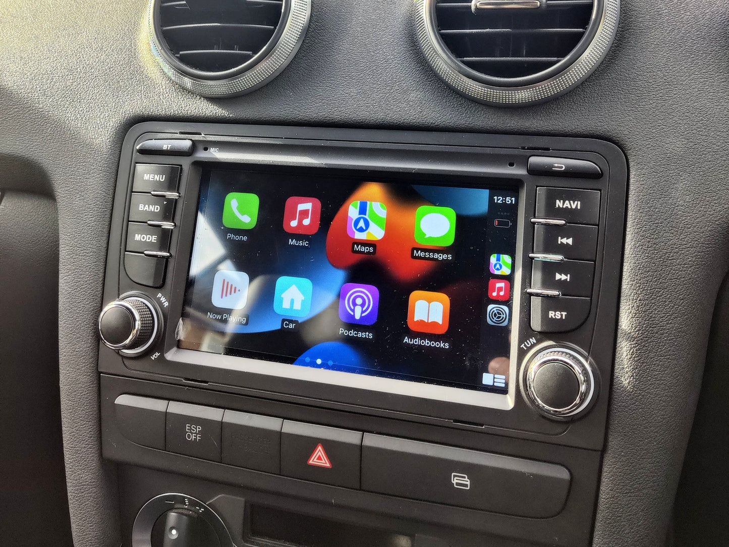 Audi A3/A4/TT Android headunit with Apple Carplay & Android Auto 2GB Ram 32GB Storage - Midnight Performance