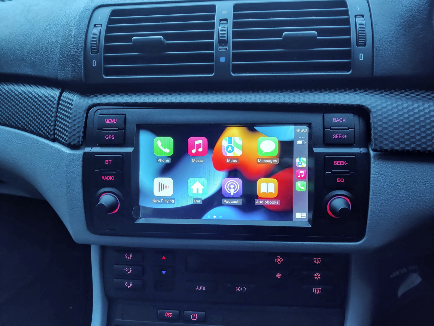 Apple CarPlay & Android Auto BMW E46 Head Unit – Webbys