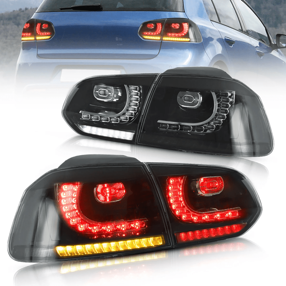 VW Golf MK6 Custom LED Taillights - Midnight Performance