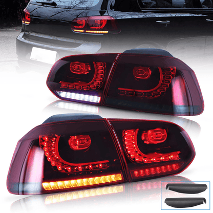 VW Golf MK6 Custom LED Taillights - Midnight Performance