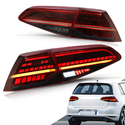 VW Golf MK7 Custom LED Taillights - Midnight Performance