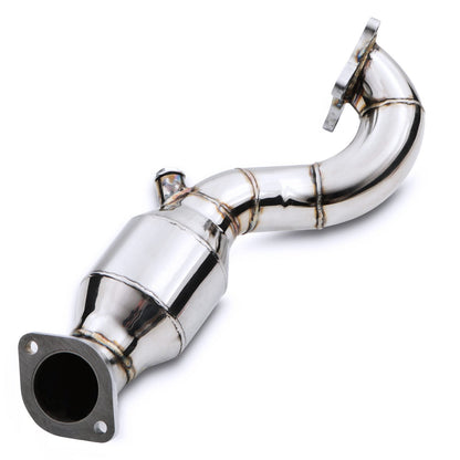 VW/AUDI/SEAT/SKODA 1.4 TSI STAINLESS EXHAUST SPORTS CAT DOWNPIPE - Midnight Performance